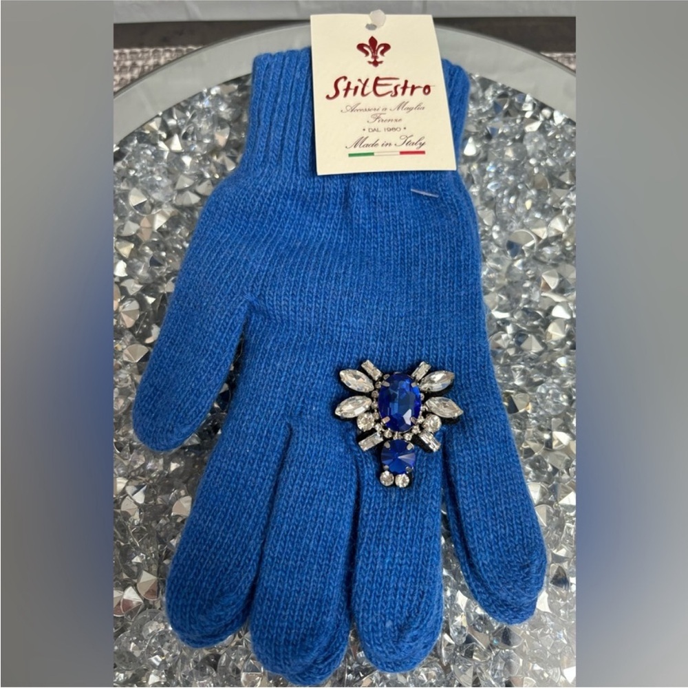 Italian cashmere viscose mittens - Picture 4 of 5